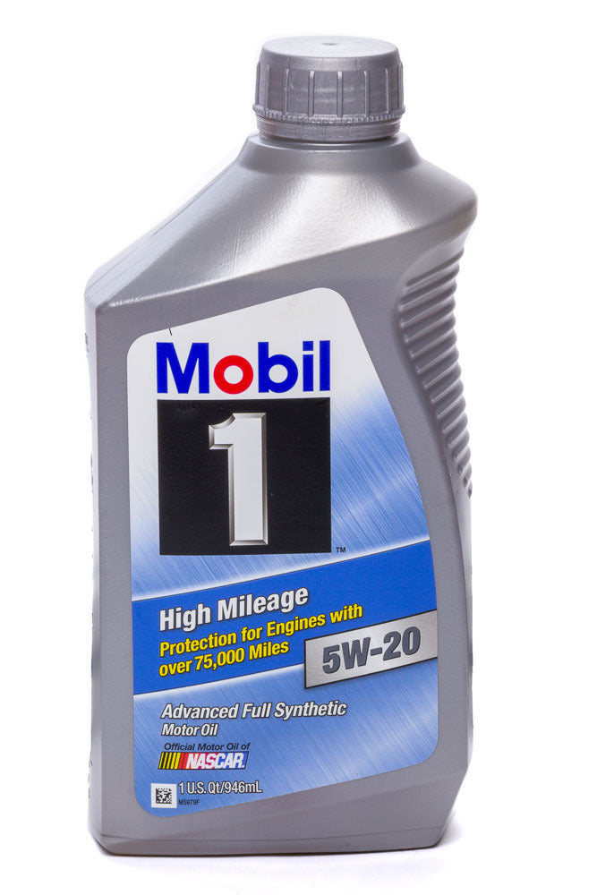 MOBIL 1  5w20 High Mileage Oil 1 Qt   MOB120455-1