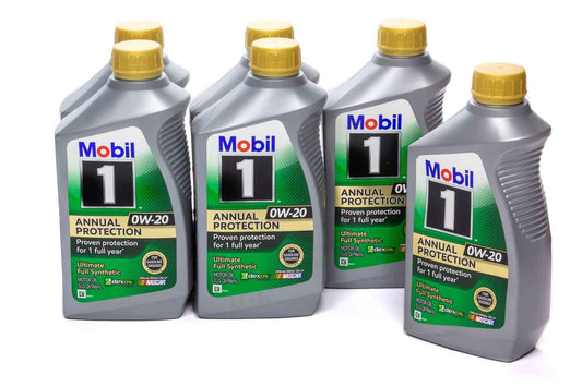 MOBIL 1  0w20 Syn. Oil Case 6x1Qt Annual Protection Dexos  MOB122593