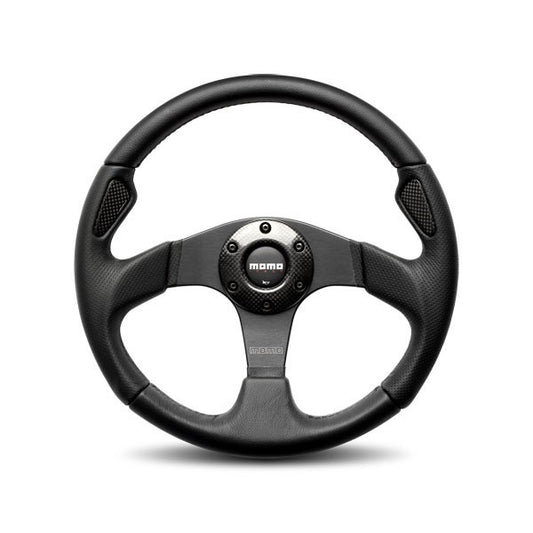 MOMO AUTOMOTIVE ACCESSORIES  Jet Steering Wheel Leath er / Airleather 350mm   MOMJET35BK0B