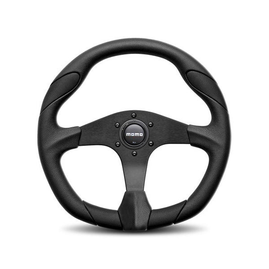 MOMO AUTOMOTIVE ACCESSORIES  Quark Steering Wheel Polyurethane Black   MOMQRK35BK0B