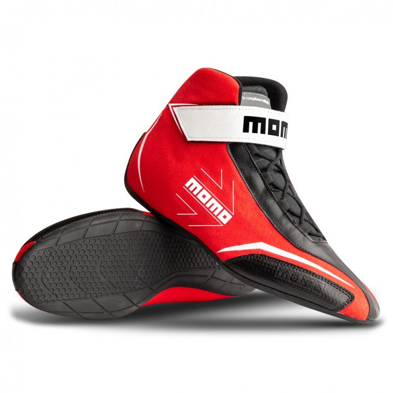 Momo Automotive Accessories Shoes Corsa Lite Size 9-9.5 Euro 43 Red MPN MOMSCACOLRED43F