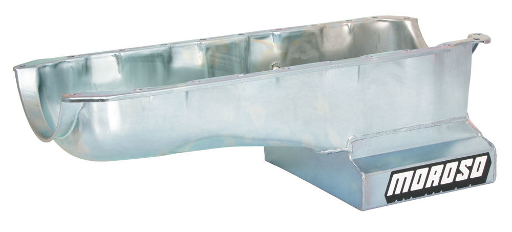 Moroso BBC Gen IV Steel Oil Pan - 6qt- GM A-Body MPN MOR20412 For Chevy, GM A-Body