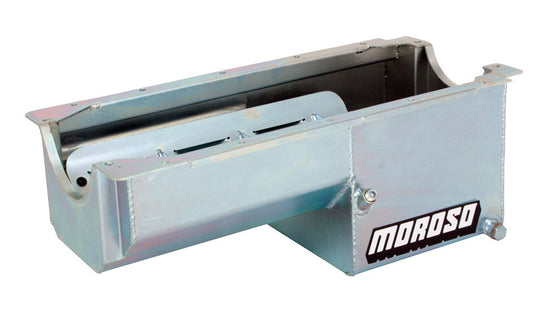 Moroso SBC Steel Oil Pan - 7qt. For Dart/Rocket Block MPN MOR21019 For Chevy