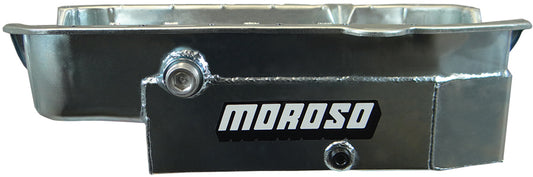 Moroso SBC 8qt CT Oil Pan - RH Dipstick 80-85 MPN MOR21326 For Chevy