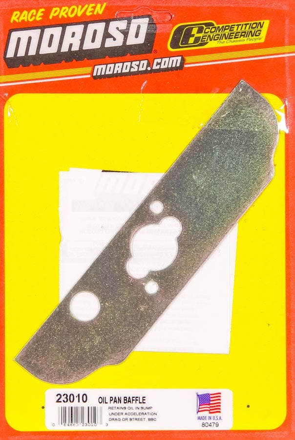 Moroso Bb Oil Pan Baffle MPN MOR23010 For Chevy