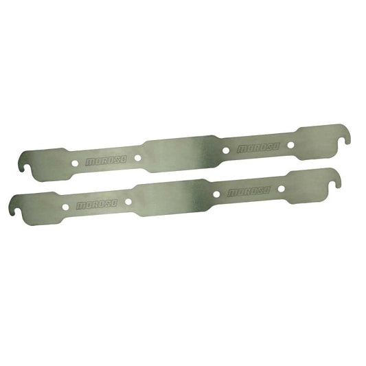 Moroso Storage Block Off Exh. Plates - BBM 361-440 MPN MOR25166 For Mopar B / RB-Series