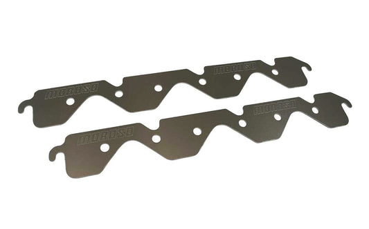 Moroso Storage Block Off Exh. Plates SBF Conv. Heads MPN MOR25169 For Ford