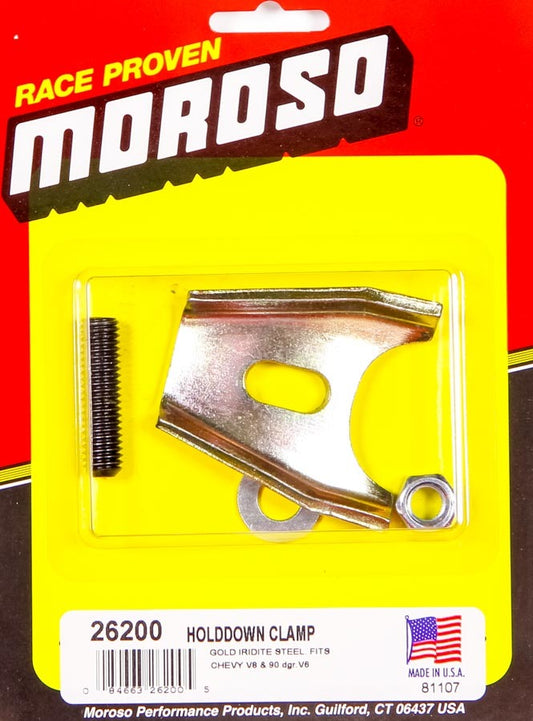 Moroso Chevy Dist. Clamp MPN MOR26200 For Chevy V6