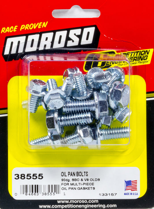 Moroso SBC Oil Pan Bolt Kit MPN MOR38555 For Chevy