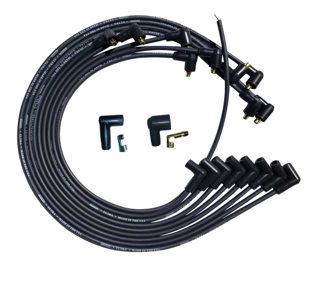 MOROSO  Ultra Plug Wire Set SBC Under V/C Black   MOR51029