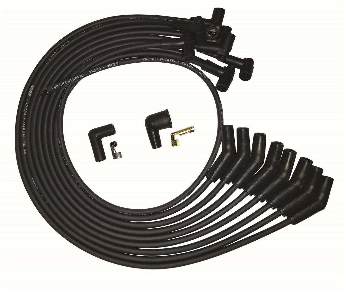 MOROSO  Ultra Plug Wire Set SBF 351W Black   MOR51072