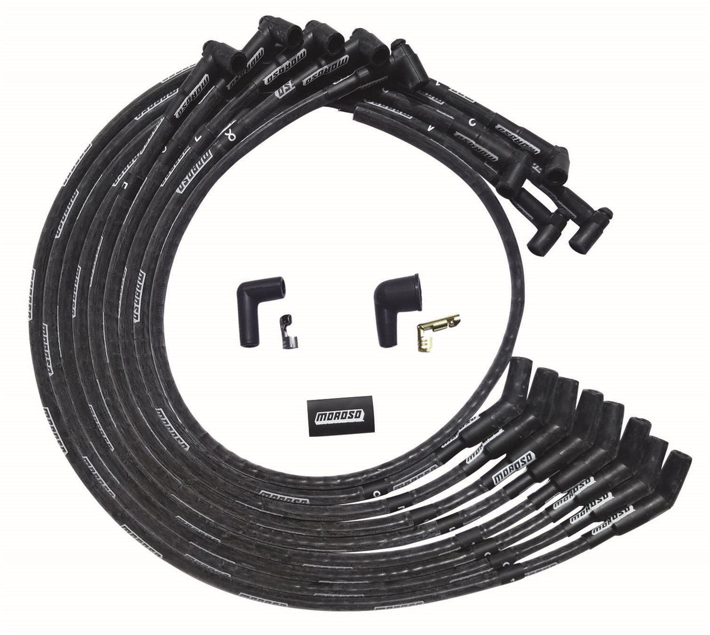 MOROSO  Ultra Plug Wire Set SBC Under V/C Black   MOR51530