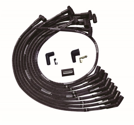 MOROSO  Ultra Plug Wire Set BBC Over V/C Black   MOR51542