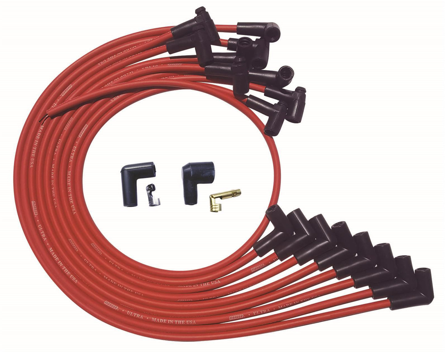 MOROSO  Ultra Plug Wire Set SBC Over V/C Red   MOR52025