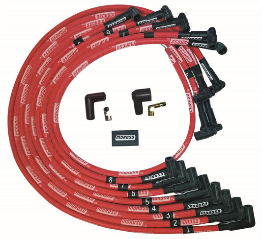 MOROSO  Ultra Plug Wire Set SBC Under V/C Red   MOR52528