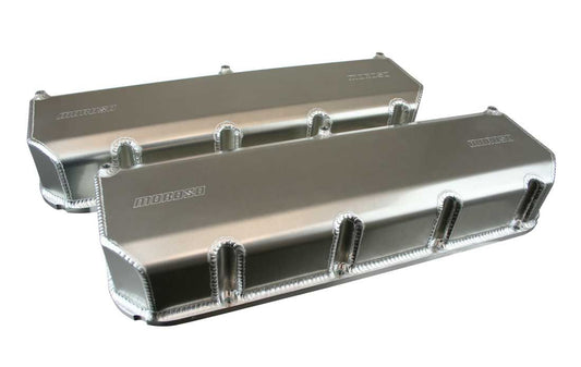 Moroso SBC Fab Alm Valve Cover Set - CFE 4.400 Bore MPN MOR68340 For Chevy