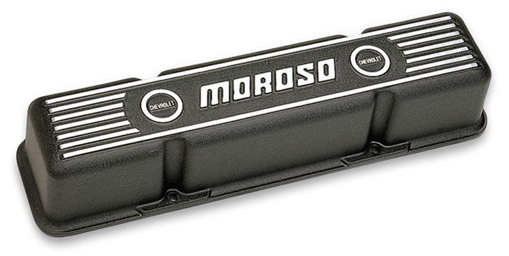Moroso Sb Chev Blk Alum. V. Cvr MPN MOR68411 For Chevy