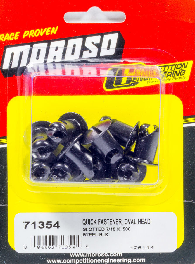 Moroso Oval Head Quick Fastener 7/16 x .500 MPN MOR71354