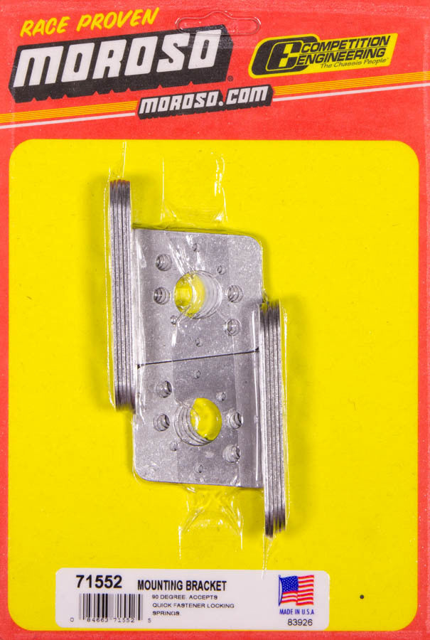 Moroso Quick Fastener Mtg Brkt Rivet On- Lg & Sm Spring MPN MOR71552
