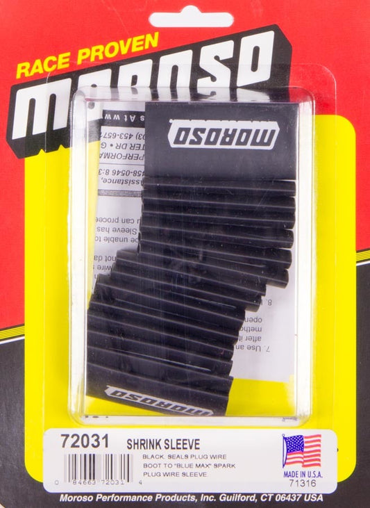 MOROSO  Black Shrink Sleeve 18 Pieces   MOR72031