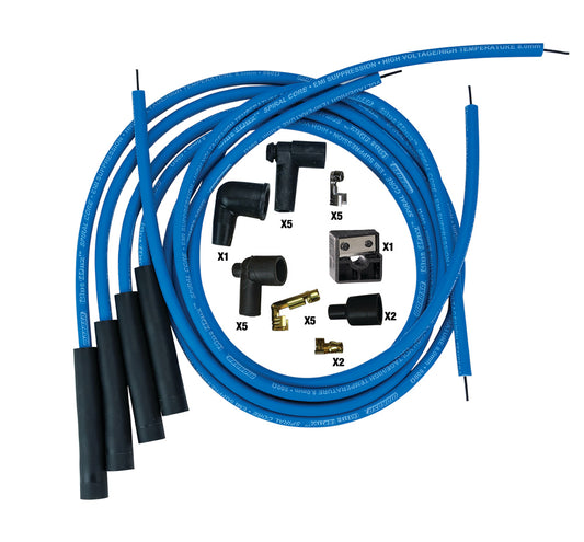 MOROSO  Blue Max Ignition Wire Set - Blue  MOR73229