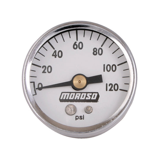 MOROSO  1-1/2 Oil Pressure Gauge - 0-120PSI  MOR89611