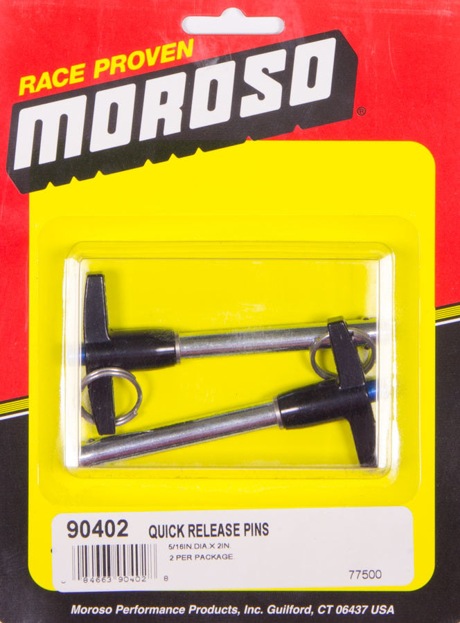 Moroso Quick Release Pins (2) 5/16 x 2in MPN MOR90402