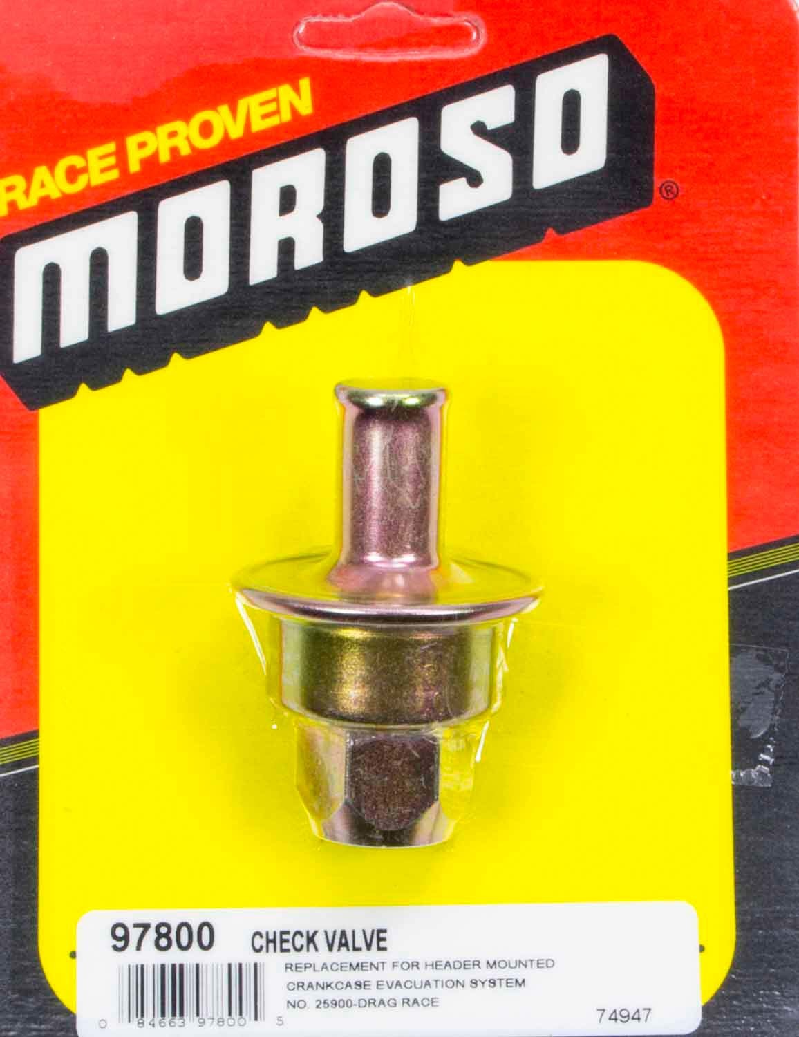 Moroso Check Valve Hdr Collecto MPN MOR97800