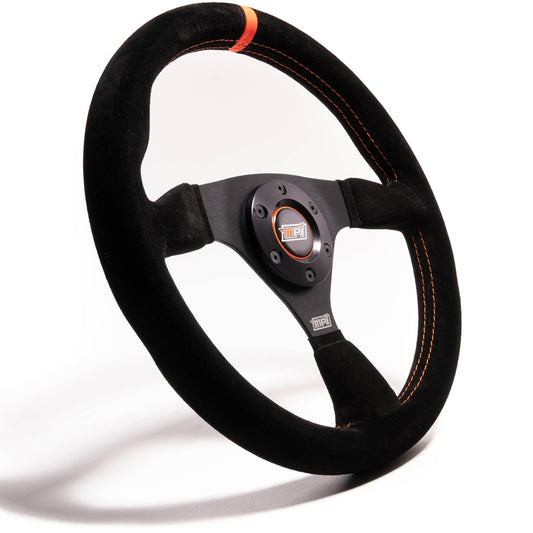 MPI USA  11.75 in Wheel Black Suede 6-Bolt Aluminum  MPIMPI-F-12-C