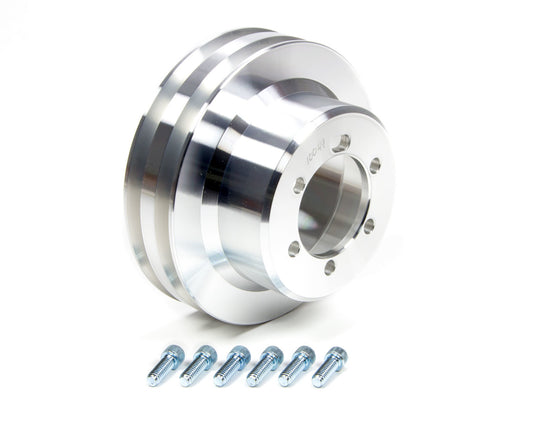 MARCH PERFORMANCE  2 Groove Crank Pulley 6-1/2in  MPP10049