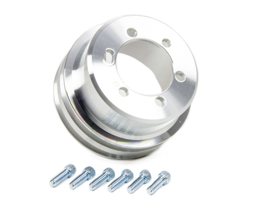 March Performance 2-GROOVE CRANK PULLEY 5-1/4 383-440 V-BELT MPN MPP10051 For Mopar