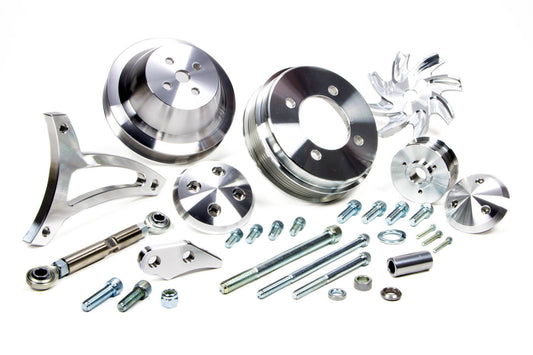 March Performance 69.5 302/351W 4 Bolt Serpentine Kit MPN MPP30180 For Ford 1969-1/2
