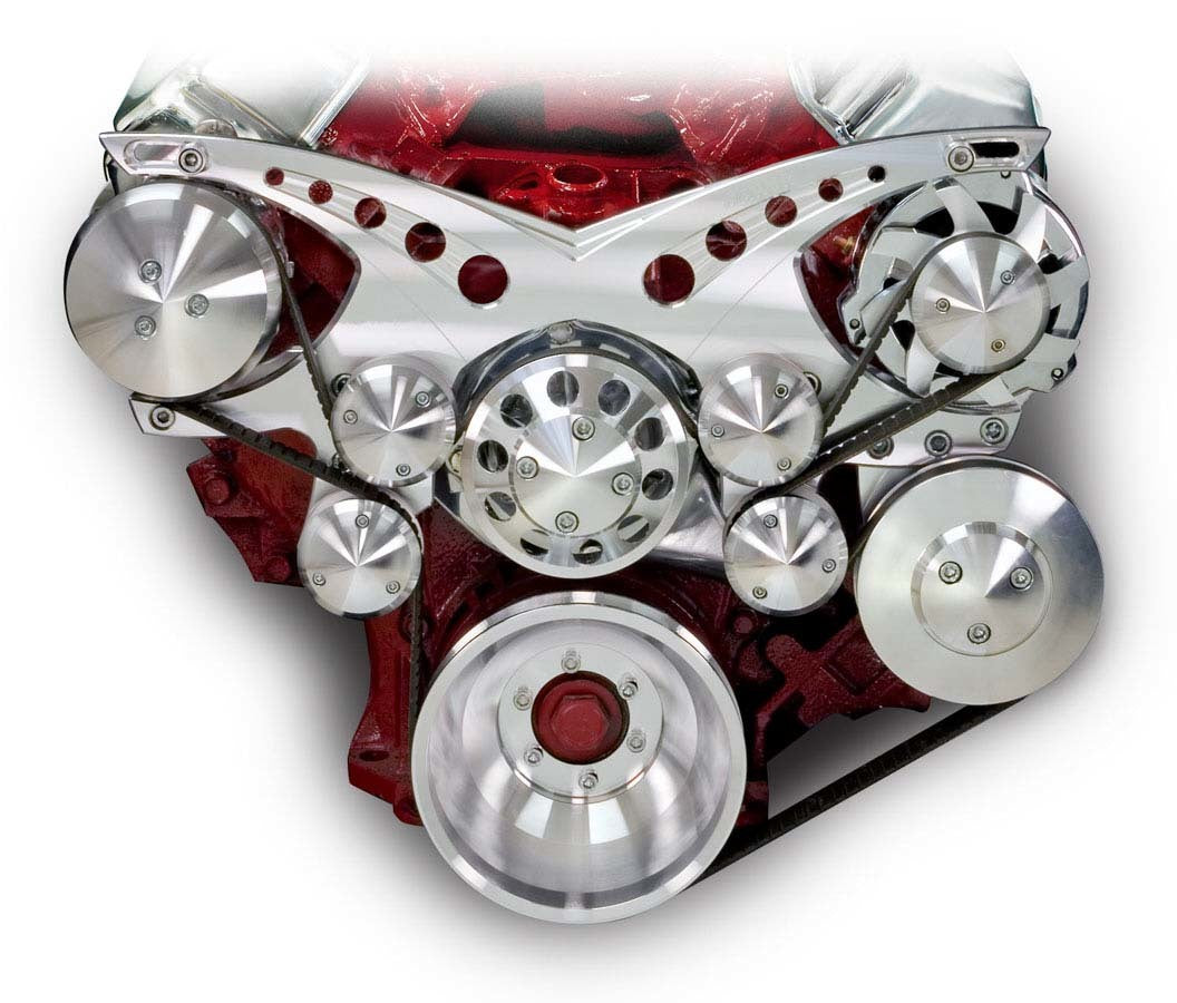 March Performance Track Pulley Set Chryslr 383/440/426 MPN MPP40725 For Mopar B / RB-Series