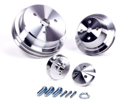 March Performance SBC V-Belt Pulley Set 3Pc. MPN MPP6170 For Chevy