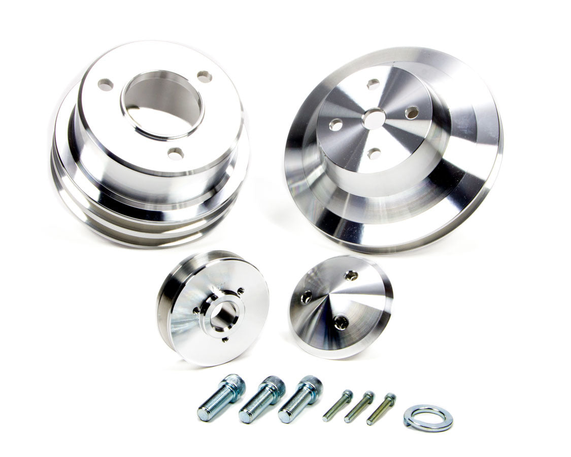 March Performance Bb Chevy 3 Pc Pulley Set MPN MPP7015 For Chevy