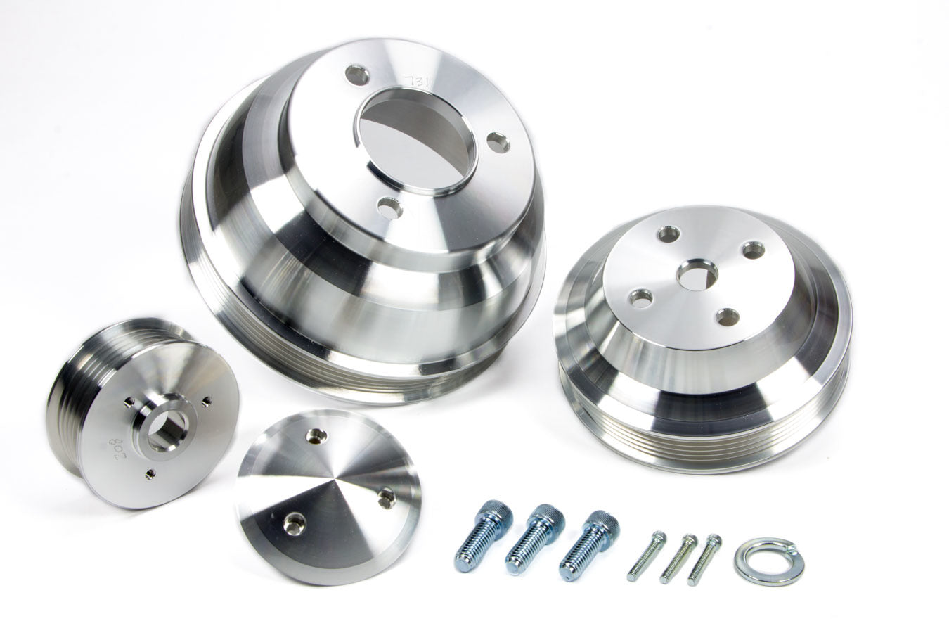 March Performance BBC Long w/p Serpentine Conversion Pulley Kit MPN MPP7310 For Chevy