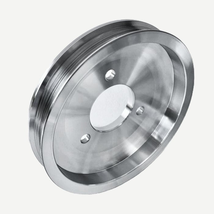 March Performance BBC Crank Pulley Polish W POL ASSY - CHEVY BB SW MPN MPP7671 For Chevy