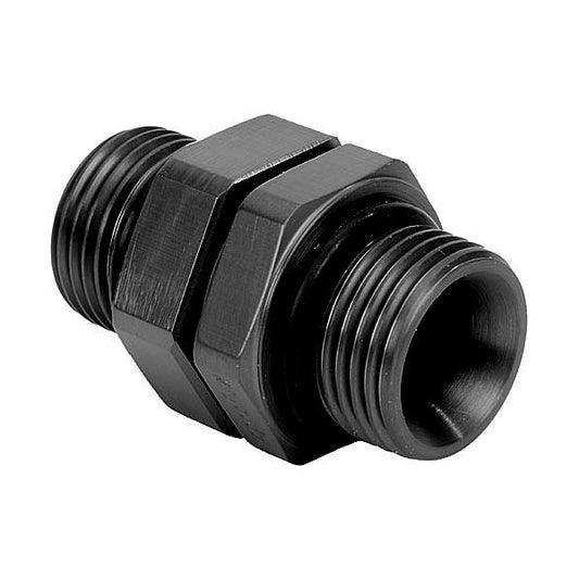 Magnafuel/Magnaflow Fuel Systems #10 Straight to 3/8npt Coupler w/Jam Nut Black MPN MRFMP-3030-BLK