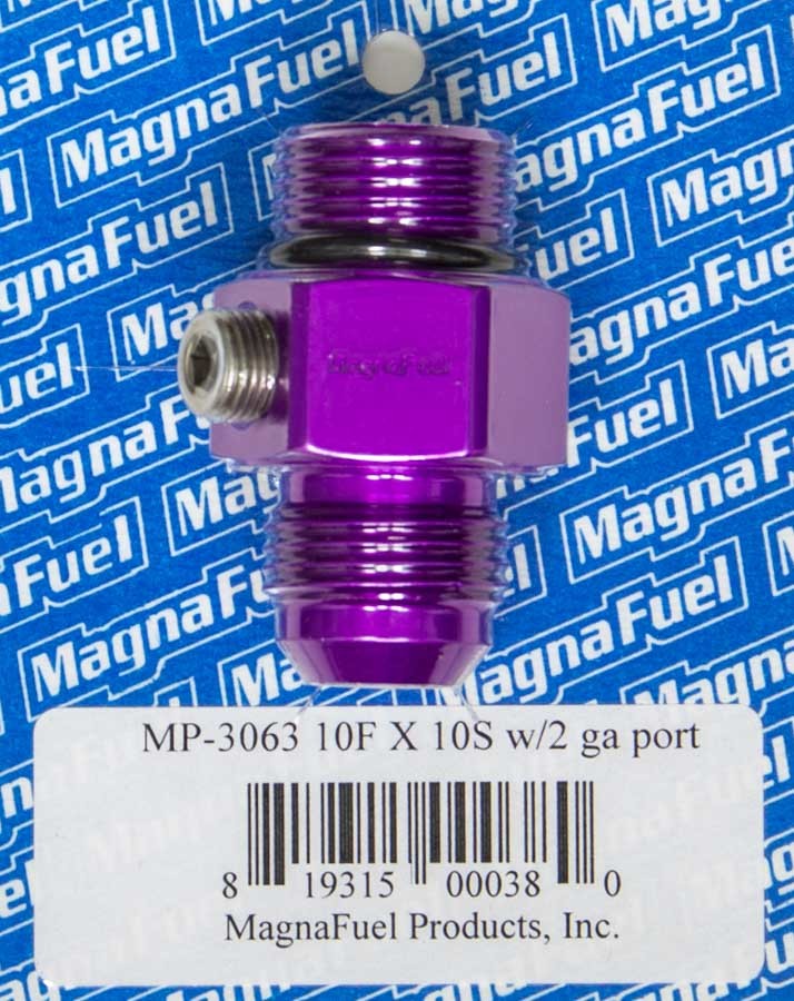Magnafuel/Magnaflow Fuel Systems #10 Male Port to #10 Adapter Fitting MPN MRFMP-3063