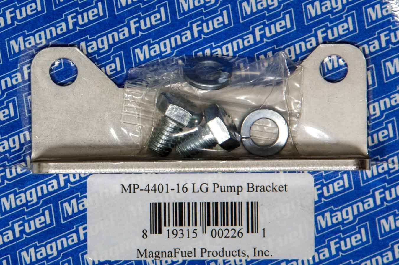 MAGNAFUEL/MAGNAFLOW FUEL SYSTEMS  Std. Mounting Bracket  - Fuel Pump Clear Zinc   MRFMP-4401-16
