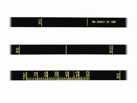Mr. Gasket Sbc 6-3/4in Timing Tape MPN MRG1588 For Chevy