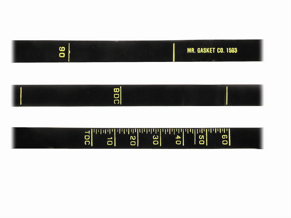 MR. GASKET  BB Mopar 7-1/4in Timing Tape   MRG1593