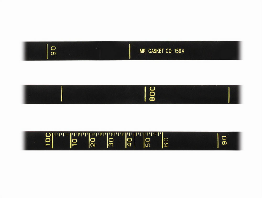 Mr. Gasket Sb Ford 6-3/8in Timing Tape MPN MRG1594 For Ford