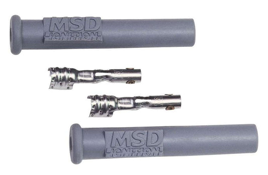 MSD IGNITION  Straight Spark Plug Boots- 2 Per Card   MSD3301