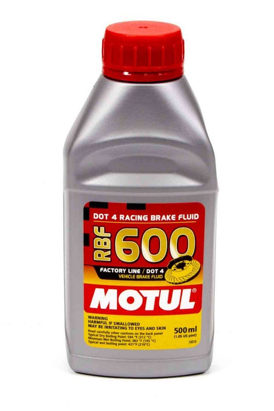 MOTUL USA  RBF Brake Fluid 600 Degr ee 1/2 Liter   MTL100949
