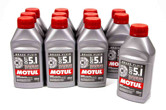MOTUL USA  Brake Fluid DOT 5.1 Non-Silicone Case 12-1/2   MTL100951-12