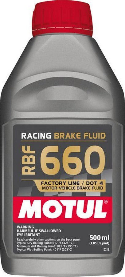 MOTUL USA  Brake Fluid 660 Degree 1/2 Liter   MTL101667