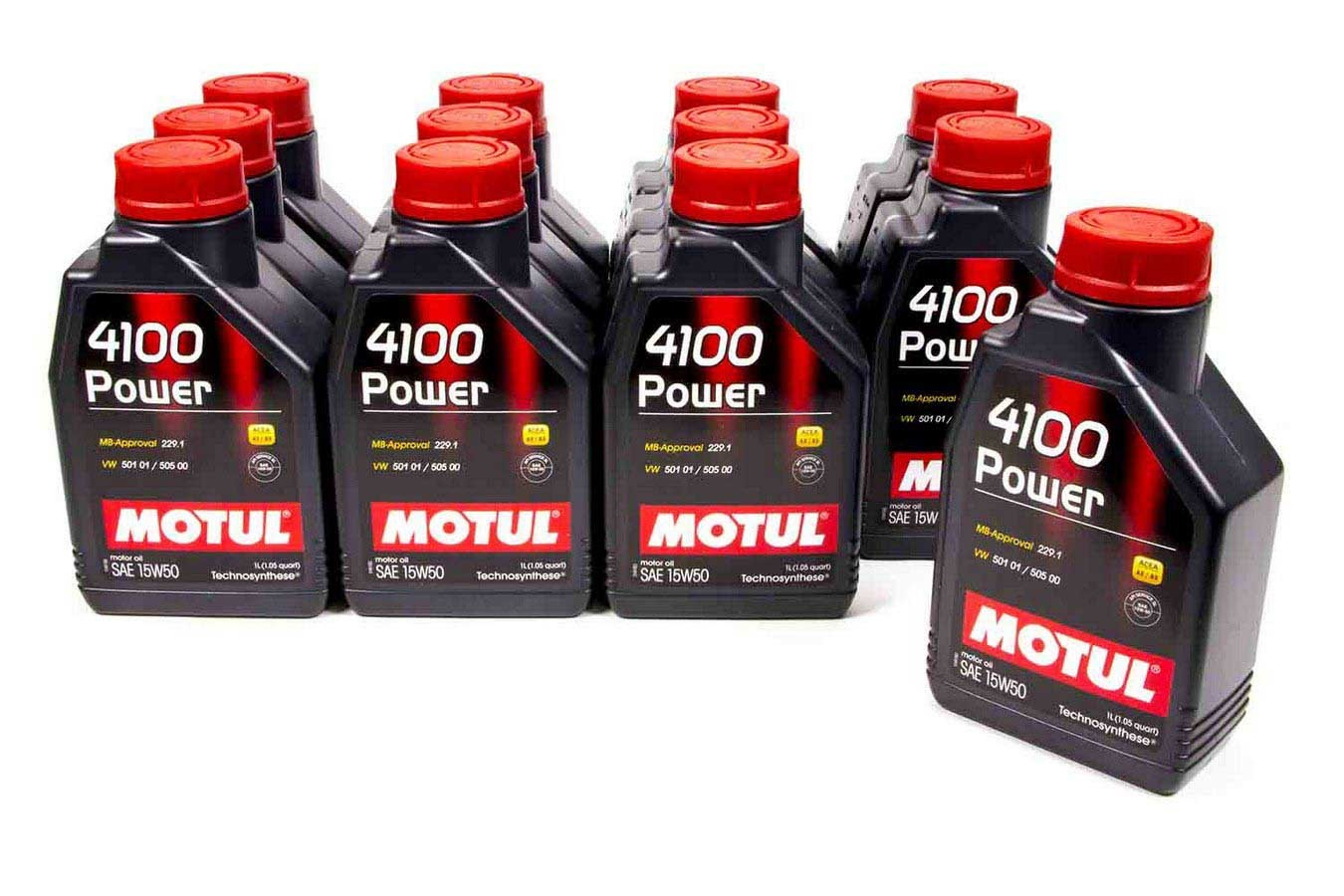 MOTUL USA  4100 Power 15W50 Oil Case 12x1 Liter   MTL102773-12