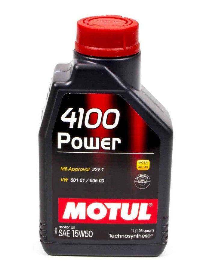 MOTUL USA  4100 Power 15W50 Oil 1 Liter   MTL102773