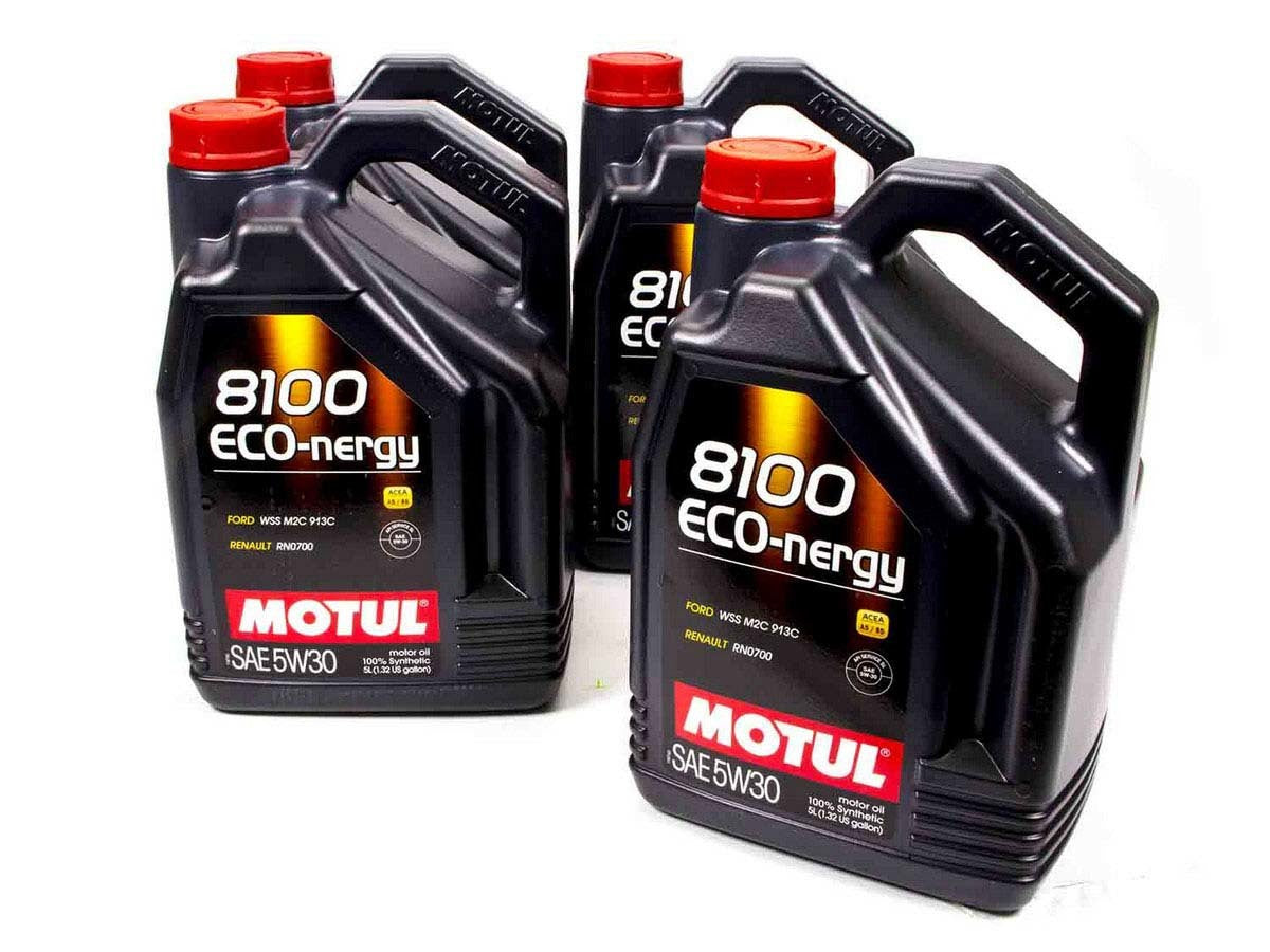 MOTUL USA  8100 Eco-Nergy 5w30 Oil Case/4-5 Liters   MTL102898-4